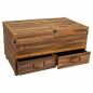 Portabottiglie Alexandra House Living Naturale Legno di abete 60 x 55 x 100 cm