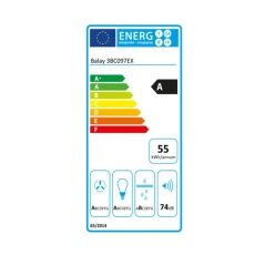 Cappa Classica Balay 720 m3/h 74 dB (A) Acciaio