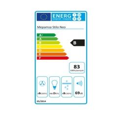 Cappa Classica Mepamsa Stilo Neo 90 cm 700 m³/h 53 dB B Acciaio