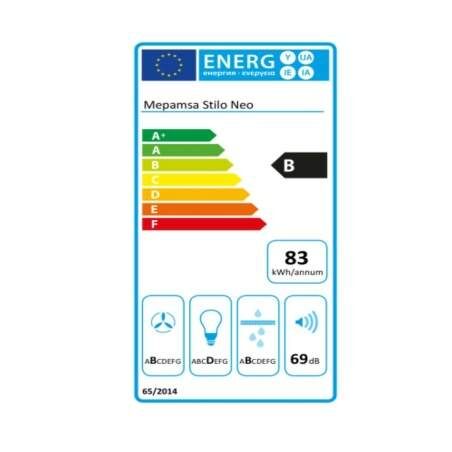 Cappa Classica Mepamsa Stilo Neo 90 cm 700 m³/h 53 dB B Acciaio