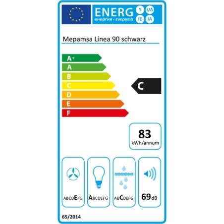 Cappa Classica Mepamsa LINEA 60 NEGRA Nero 560 m3/h