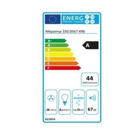 Cappa Classica Mepamsa CUADRO 90 Nero 90 cm 61 dB 580 m3/h