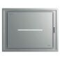 Conventional Hood Cata BENNU SLIM 900X Silver Steel