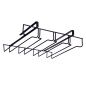 Glass Stand Iron 36 x 7,5 x 26 cm (6 Units)