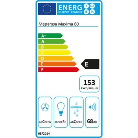 Cappa Classica Mepamsa MAXIMA 60V2 60 cm Acciaio