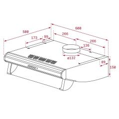 Cappa Classica Teka C 6420 60 cm 375 m3/h 73 dB 316 W Bianco