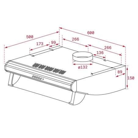 Conventional Hood Teka C 6420 60 cm 375 m3/h 73 dB 316 W White