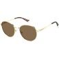 Unisex Sunglasses Polaroid PLD-4135-S-X-01QF4SP Golden ø 54 mm