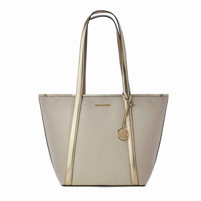 Borsa Donna Michael Kors PRATT Dorato 29 x 28 x 12 cm