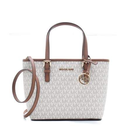 Borsa Donna Michael Kors 35T9GTVT0B-VANILLA Beige 25 x 18 x 10 cm