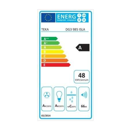 Conventional Hood Teka DECORATIVAS ISLA 90 cm 796 m3/h 66 dB 292W Steel