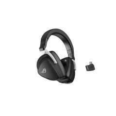 Headphones with Microphone Asus Delta S Wireless Black