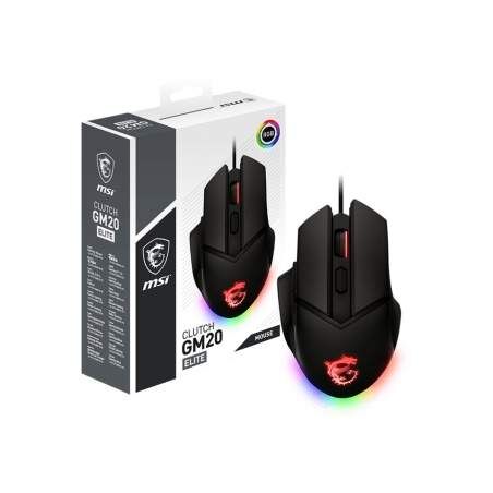 Mouse Ottico Mouse Ottico MSI Clutch GM20 Elite Nero