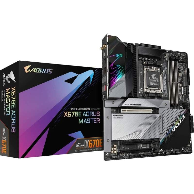 Scheda Madre Gigabyte X670E AORUS MASTER (REV. 1.0) AMD X670 AMD AM5