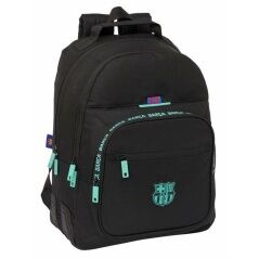 School Bag F.C. Barcelona Black 32 x 42 x 15 cm