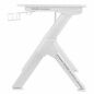 Table Mars Gaming MGDXLW Mesa Gaming Ergonómica Blanco Grande White 160 x 60 cm Steel