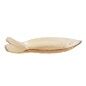 Decorative Plate Romimex Light brown Glass Fish 40 x 6 x 16 cm