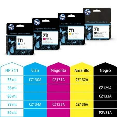 Original Ink Cartridge HP HP 711 Magenta