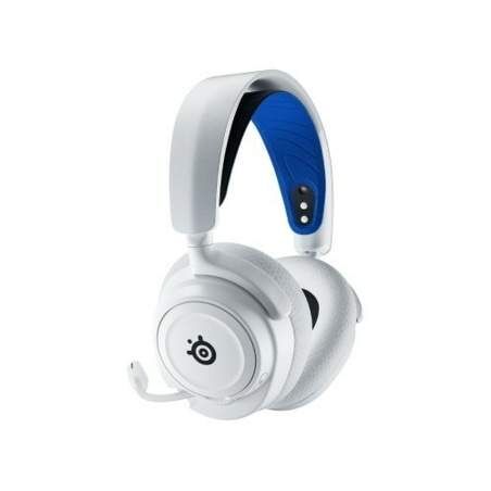 Headphones with Microphone SteelSeries Arctis Nova 7P Blue White