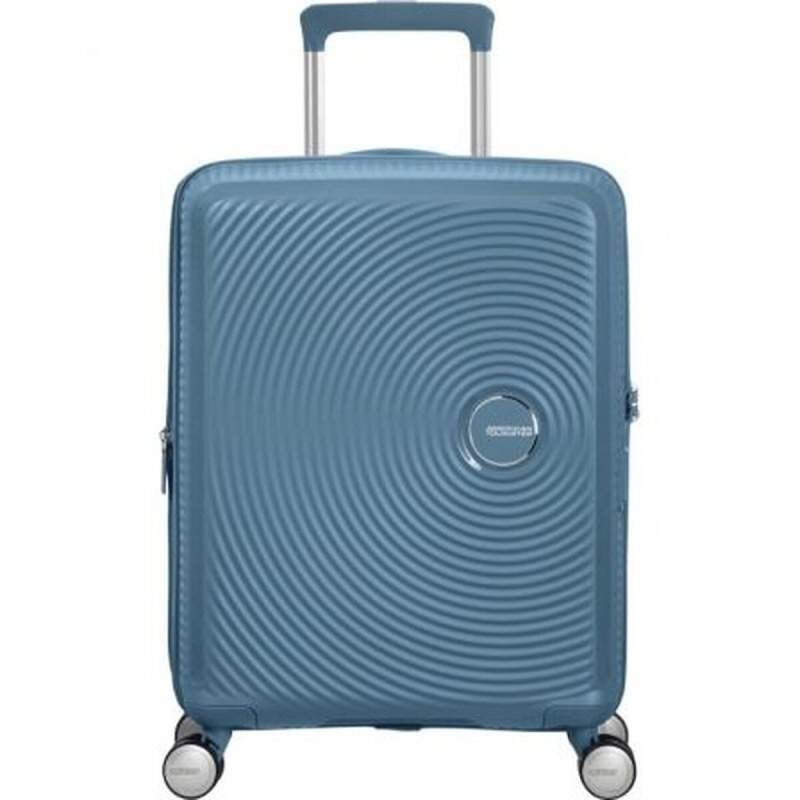 Bagaglio a Mano American Tourister SoundBox Spinner Azzurro 41 L 55 x 40 x 20 cm