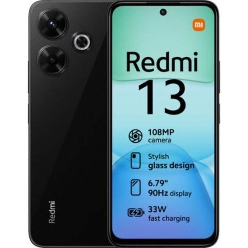 Smartphone Xiaomi Redmi 13 6,79" 6 GB RAM 128 GB Nero