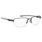 Men' Spectacle frame Under Armour UA-5062-G-08AF717 Black ø 57 mm