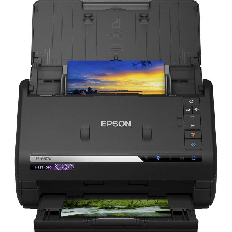 Dual Face Scanner Epson FastFoto FF-680W 300 dpi 45 ppm WIFI