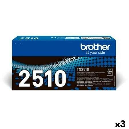 Original Toner Brother HLL2400DW HLL2445DW DCPL2620DW DCPL2627DWXL DCPL26 Black (3 Units)