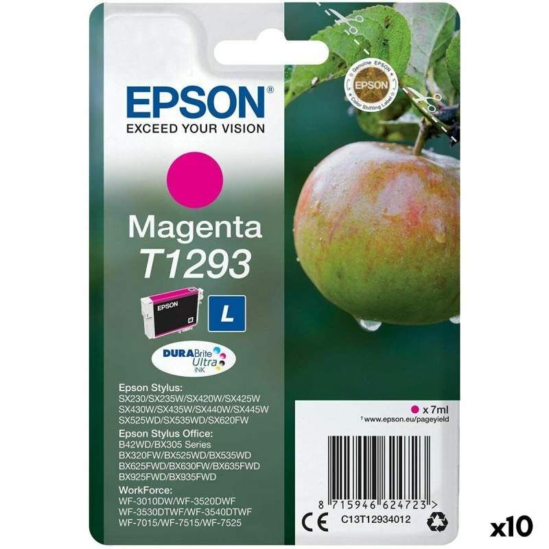 Cartuccia ad Inchiostro Originale Epson SX 235W /420W/425W/ OFFICE BX305F/320FW Magenta (10 Unità)