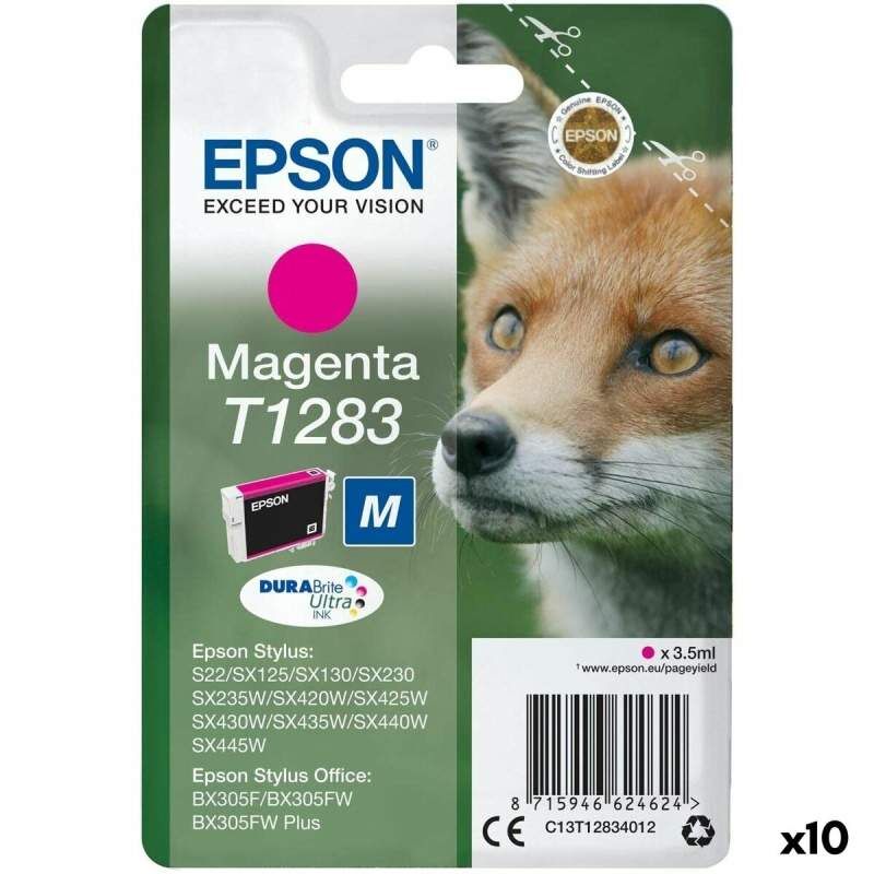 Original Ink Cartridge Epson S22/SX 235W /420W/425W/ OFFICE BX305F Magenta (10 Units)