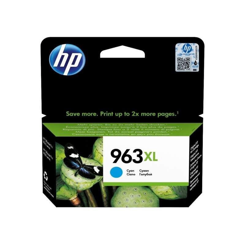 Cartuccia ad Inchiostro Originale HP 963XL 22 ml-47 ml Ciano