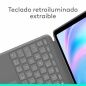 Custodia per Tablet Logitech iPad Air 2024 Grigio Qwerty in Spagnolo QWERTY