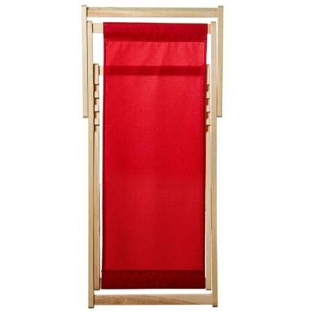 Amaca pieghevole Alexandra House Living Bianco Rosso 61 x 103 x 96 cm Stoffa