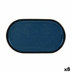 Vassoio per aperitivi La Mediterránea Chester Azzurro Ovale 30,5 x 17,5 x 2,8 cm (8 Unità)