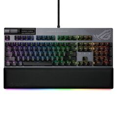 Tastiera per Giochi Asus ROG Strix Flare II Animate Qwerty in Spagnolo Nero Grigio