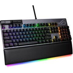 Tastiera per Giochi Asus ROG Strix Flare II Animate Qwerty in Spagnolo Nero Grigio