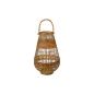 Lantern Romimex Brown Metal 23 x 38 x 23 cm