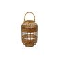 Lantern Romimex Brown Metal 22 x 34 x 22 cm