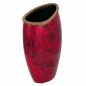 Vaso Alexandra House Living Nero Rosso Ceramica 17 x 48 x 28 cm