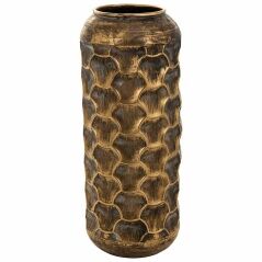 Vaso Alexandra House Living Oro Ferro 23 x 57 x 23 cm