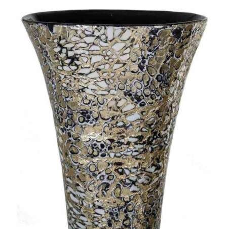 Vase Alexandra House Living Silver Paper Capiz 73 x 73 x 25 cm