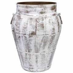 Vase Alexandra House Living White Mango wood 45 x 60 x 45 cm