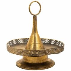 Centerpiece Alexandra House Living Gold Iron 39 x 43 x 39 cm