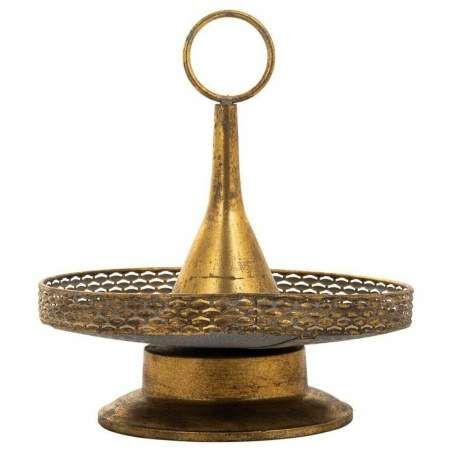 Centerpiece Alexandra House Living Gold Iron 39 x 43 x 39 cm