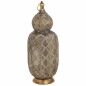 Portacandele Alexandra House Living Oro Vetro Ferro 21 x 55 x 21 cm