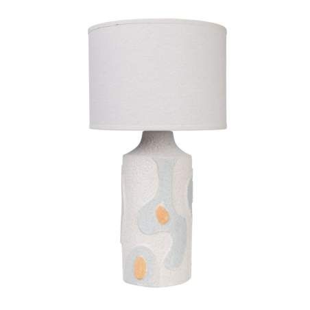 Desk lamp Romimex Beige Celeste Ceramic 25 x 46 x 25 cm