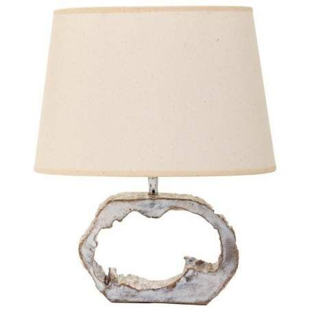 Desk lamp Alexandra House Living White Polyresin 220-240 V 9 x 25 x 23 cm