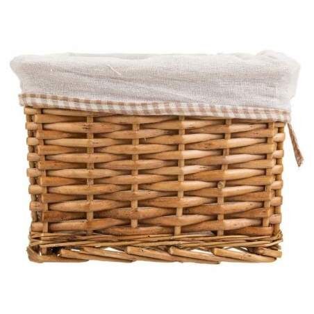 Set of Baskets Alexandra House Living Natural wicker Willow wood 3 Pieces