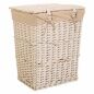 Set of Baskets Alexandra House Living White wicker Willow wood 3 Pieces