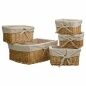 Set of Baskets Alexandra House Living Natural wicker Willow wood 5 Pieces